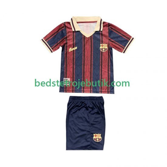 FC Barcelona 125th Anniversary Børn Hjemmebane Fodboldtrøje 2025-2026 Kortærmet