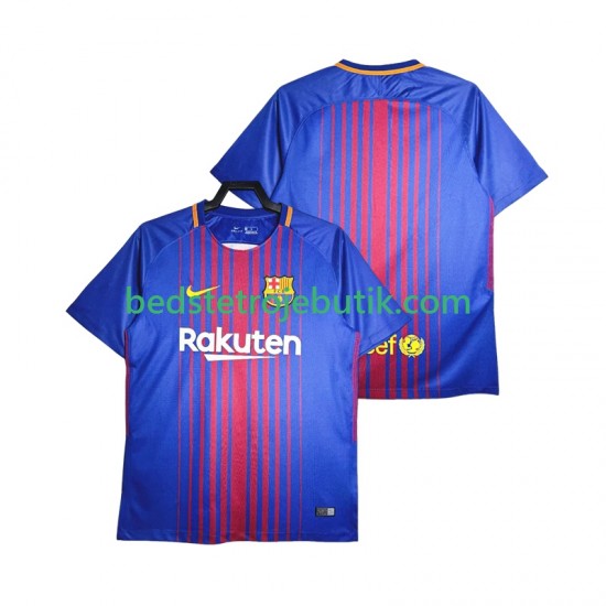 FC Barcelona 2017-20168 Retro Mænd Hjemmebane Fodboldtrøje Kortærmet