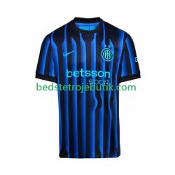 Inter Milan Mænd Hjemmebane Fodboldtrøje 2025-2026 Kortærmet
