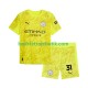 Manchester City Ederson Moraes 31 Målmand Børn 3. Valg Fodboldtrøje 2025-2026 Kortærmet