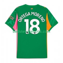 Manchester City ORTEGA MORENO 18 Målmand Mænd Hjemmebane Fodboldtrøje 2025-2026 Kortærmet