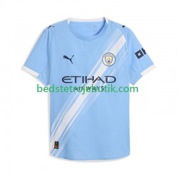 Manchester City Mænd Hjemmebane Fodboldtrøje 2025-2026 Kortærmet