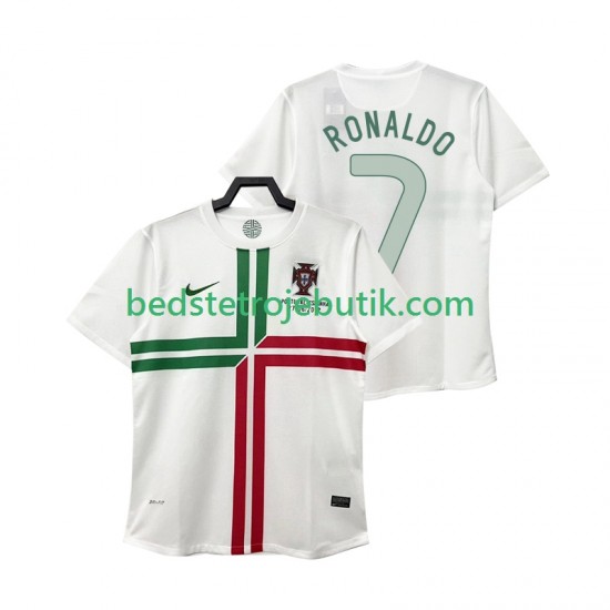 Portugal Cristiano Ronaldo 7 2012 Retro Mænd Udebane Fodboldtrøje Kortærmet