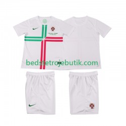 Portugal 2012 Retro Børn Udebane Fodboldtrøje Kortærmet