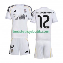 Real Madrid Alexander-Arnold 12 Børn Hjemmebane Fodboldtrøje 2025-2026 Kortærmet