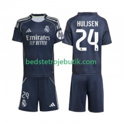 Real Madrid Huijsen 24 Børn Udebane Fodboldtrøje 2025-2026 Kortærmet