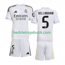 Real Madrid Jude Bellingham 5 Børn Hjemmebane Fodboldtrøje 2025-2026 Kortærmet