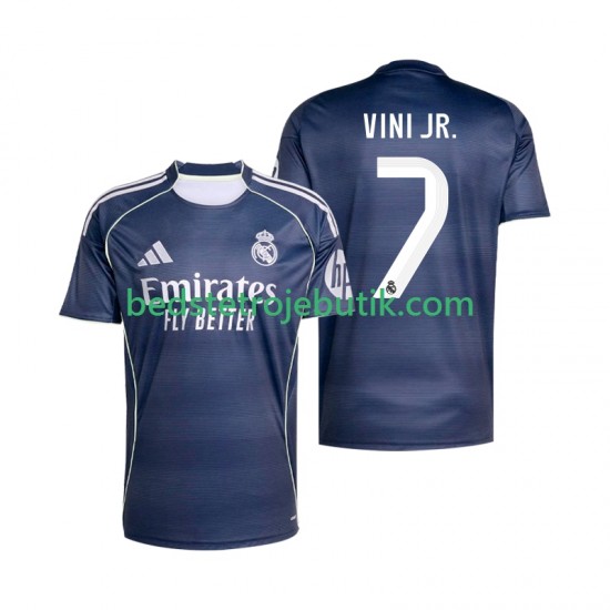 Real Madrid Vinicius Junior 7 Mænd Udebane Fodboldtrøje 2025-2026 Kortærmet