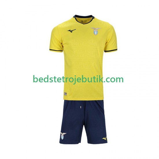 SS Lazio Børn Udebane Fodboldtrøje 2024-2025 Kortærmet