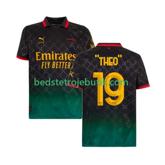 AC Milan THEO 19 Mænd 4. Valg Fodboldtrøje 2024-2025 Kortærmet