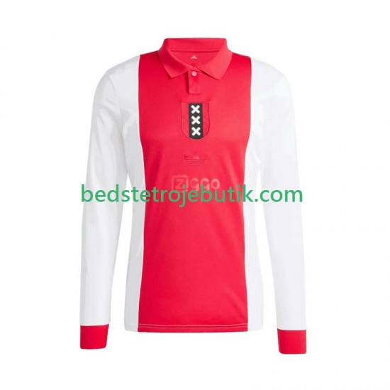 AFC Ajax Anniversary Mænd Hjemmebane Fodboldtrøje 2024-2025 Langærmet