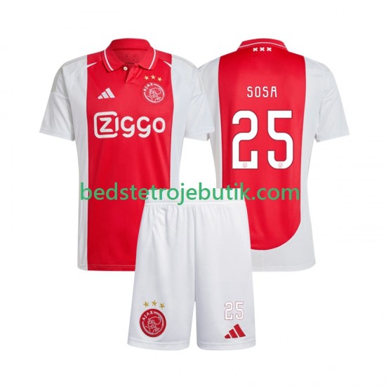 AFC Ajax Wout Weghorst 25 Børn Hjemmebane Fodboldtrøje 2024-2025 Kortærmet