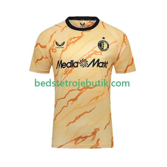 Feyenoord Rotterdam Mænd 4. Valg Fodboldtrøje 2024-2025 Kortærmet