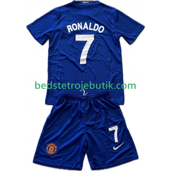 Manchester United Cristiano Ronaldo 7 2009 Retro Børn 3. Valg Fodboldtrøje 2008 Kortærmet