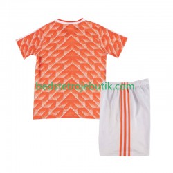 Holland 1988 Retro Børn Hjemmebane Fodboldtrøje Kortærmet