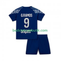 Paris Saint-Germain Goncalo Ramos 9 Børn 4. Valg Fodboldtrøje 2024-2025 Kortærmet