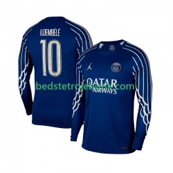 Paris Saint-Germain Ousmane Dembele 10 Mænd 4. Valg Fodboldtrøje 2024-2025 Langærmet