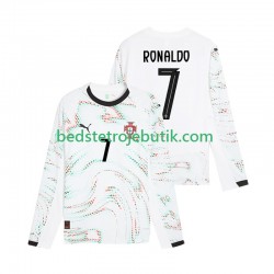 Portugal Cristiano Ronaldo 7 Mænd Udebane Fodboldtrøje 2025 Langærmet