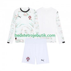 Portugal Børn Udebane Fodboldtrøje 2025 Langærmet