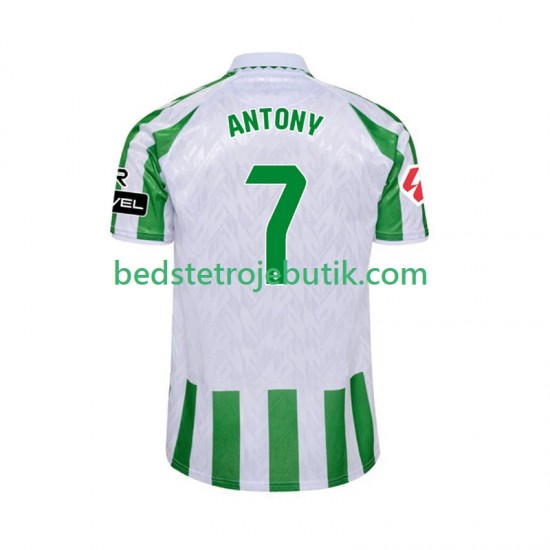 Real Betis ANTONY 7 Mænd Hjemmebane Fodboldtrøje 2024-2025 Kortærmet