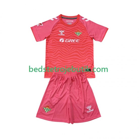 Real Betis Målmand Børn 4. Valg Fodboldtrøje 2024-2025 Kortærmet