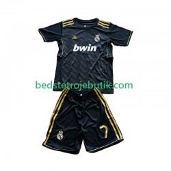 Real Madrid Cristiano Ronaldo 7 2012 Retro Børn Udebane Fodboldtrøje 2011 Kortærmet
