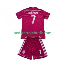 Real Madrid Cristiano Ronaldo 7 2014 2015 Retro Børn Udebane Fodboldtrøje Kortærmet