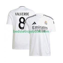 Real Madrid Federico Valverde 8 Mænd Hjemmebane Fodboldtrøje 2024-2025 Kortærmet