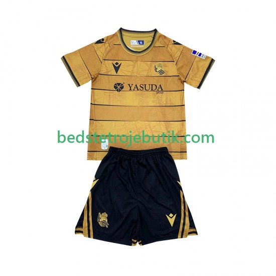 Real Sociedad Børn Udebane Fodboldtrøje 2024-2025 Kortærmet