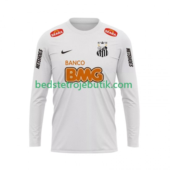 Santos FC 2012 Retro Mænd Hjemmebane Fodboldtrøje 2011 Langærmet