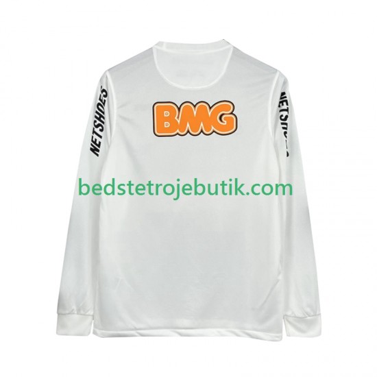 Santos FC 2012 Retro Mænd Hjemmebane Fodboldtrøje 2011 Langærmet