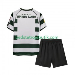 Sporting CP 2001 2003 Retro Børn Hjemmebane Fodboldtrøje Kortærmet