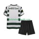 Sporting CP 2001 2003 Retro Børn Hjemmebane Fodboldtrøje Kortærmet