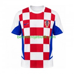 Kroatien Retro Mænd Hjemmebane Fodboldtrøje 2002 Kortærmet