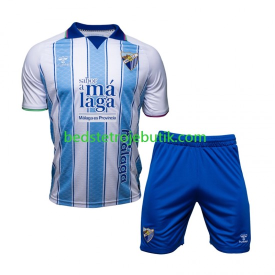 Málaga CF Børn Hjemmebane Fodboldtrøje 2026-2027 Kortærmet