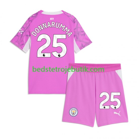 Manchester City Gianluigi Donnarumma Målmand Børn Udebane Fodboldtrøje 2026-2027 Kortærmet