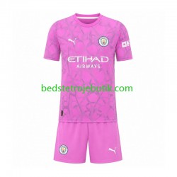 Manchester City Målmand Børn Udebane Fodboldtrøje 2026-2027 Kortærmet