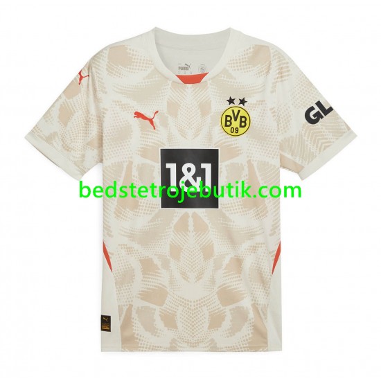 Borussia Dortmund Målmand Mænd Udebane Fodboldtrøje 2024-2025 Kortærmet