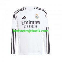 Real Madrid Mænd Hjemmebane Fodboldtrøje 2024-2025 Langærmet