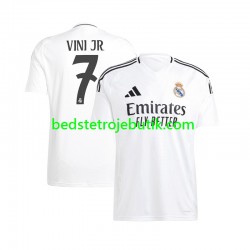 Real Madrid Vinicius Junior 7 Mænd Hjemmebane Fodboldtrøje 2024-2025 Kortærmet