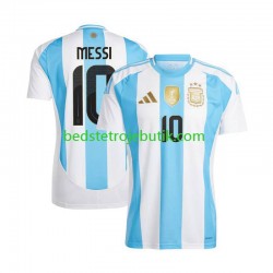 Argentina Lionel Messi 10 Copa America Mænd Hjemmebane Fodboldtrøje 2024 Kortærmet