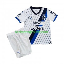 CF Monterrey Børn Udebane Fodboldtrøje 2023-2024 Kortærmet