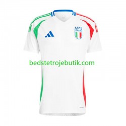 Italien Mænd Udebane Fodboldtrøje Euro 2024 Kortærmet