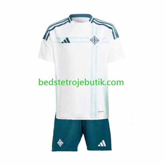 Nordirland Børn Udebane Fodboldtrøje 2024 Kortærmet