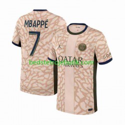 Paris Saint-Germain Mbappé Kylian 7 Mænd 4. Valg Fodboldtrøje 2023-2024 Kortærmet