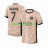 Paris Saint-Germain Mbappé Kylian 7 Mænd 4. Valg Fodboldtrøje 2023-2024 Kortærmet
