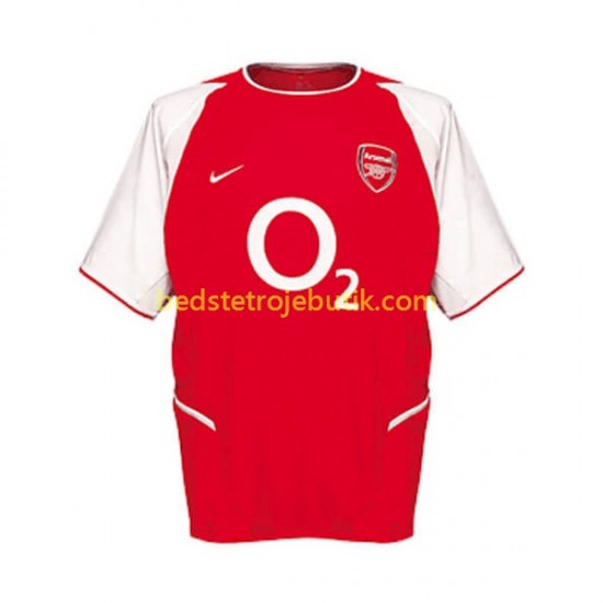 Arsenal Retro Mænd Hjemmebane Fodboldtrøje 2002 Kortærmet