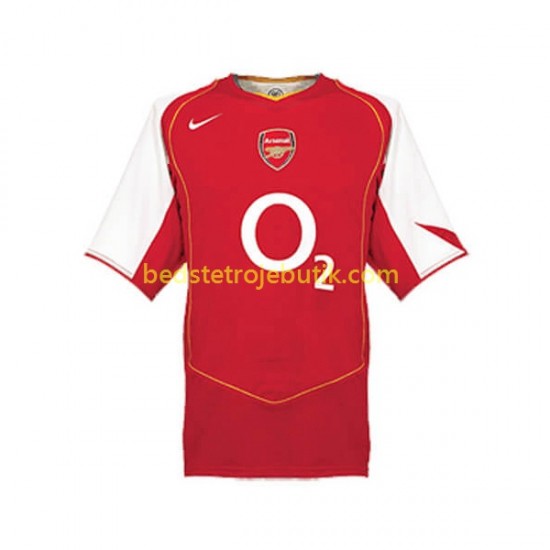Arsenal Retro Mænd Hjemmebane Fodboldtrøje 2004 Kortærmet