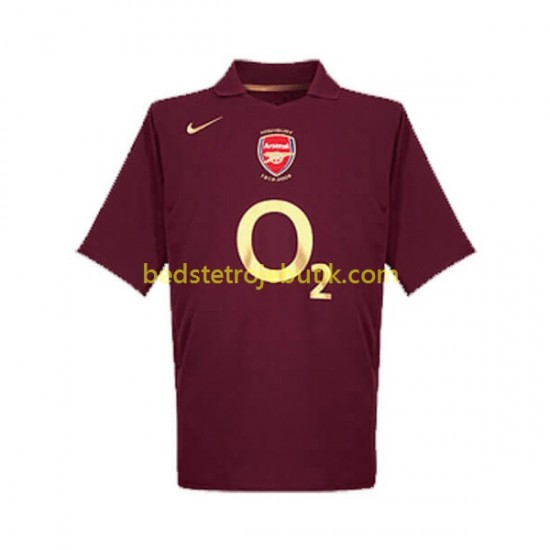 Arsenal 2005 Retro Mænd Hjemmebane Fodboldtrøje Kortærmet