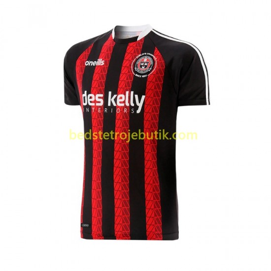 Bohemian Mænd Hjemmebane Fodboldtrøje 2023 Kortærmet